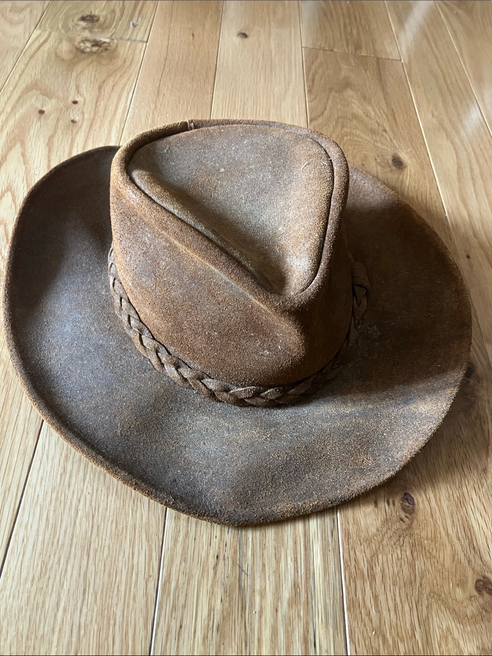 Vintage Minnetonka Outback leather Men's hat size large